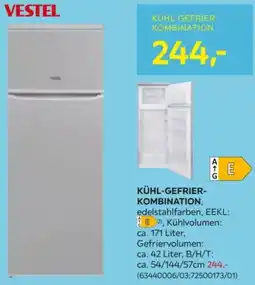 Möbelix Kühl-gefrier- kombination Angebot