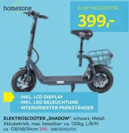 Möbelix Elektroscooter Shadow Angebot