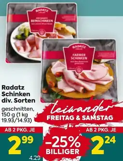 Billa Schinken Angebot