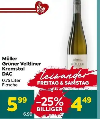 Billa Grüner Veltliner Kremstal DAC Angebot