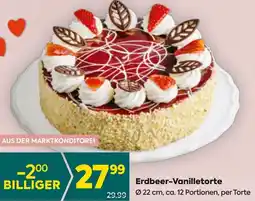 Billa Erdbeer-Vanilletorte Angebot
