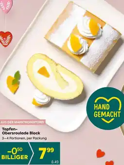 Billa Topfen- Obersroulade Block Angebot