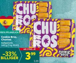 Billa Cookie Bros. Churros Angebot