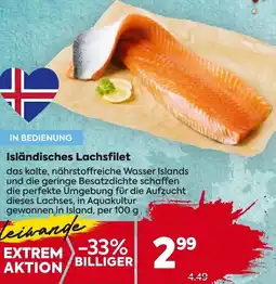 Billa Isländisches Lachsfilet Angebot