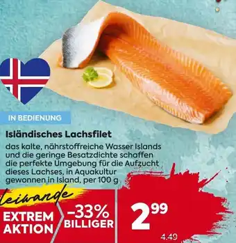 Billa Isländisches Lachsfilet Angebot
