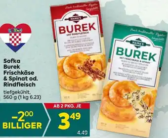 Billa Frischkäse & Spinat od. Rindfleisch Angebot