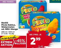 Billa Pirulo Kaktus, Watermelon od. NEU: Mango Angebot