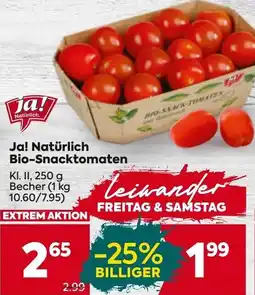 Billa Bio-Snacktomaten Angebot