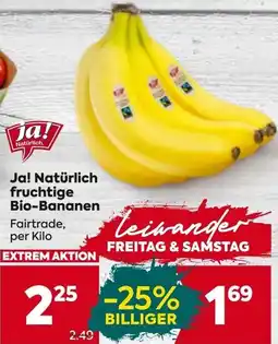 Billa fruchtige Bio-Bananen Angebot