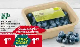 Billa Bio-Heidelbeeren Angebot