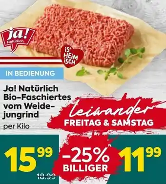 Billa Bio-Faschiertes Angebot