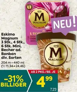 Billa Magnum, Mini, Becher od. Bonbon Angebot