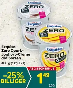 Billa Zero Quark- Joghurt-Creme Angebot