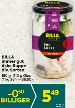 Billa Asia-Suppe Angebot