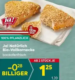 Billa Bio-Vollkornecke Angebot