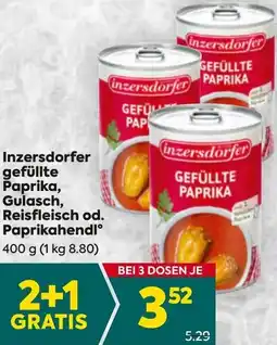 Billa Gefüllte paprika, gulasch, reisfleisch od. paprikahendl Angebot