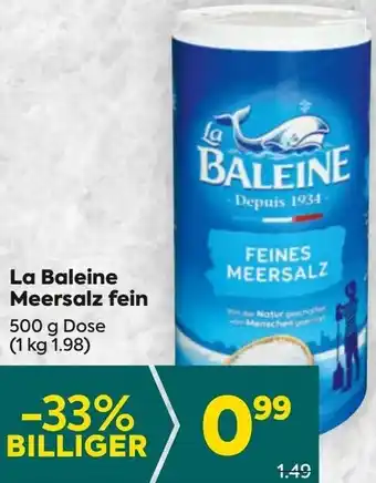Billa Meersalz fein Angebot
