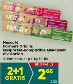 Billa Farmers Origins Nespresso-kompatible Alukapseln Angebot