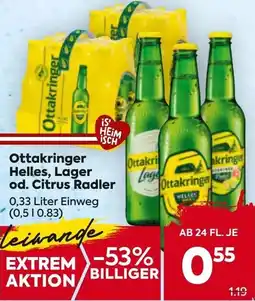 Billa Helles, Lager od. Citrus Radler Angebot