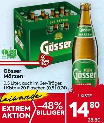 Billa Gösser Märzen Angebot