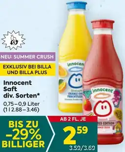 Billa Saft Angebot