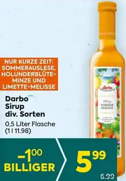 Billa Sirup Angebot