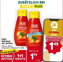 Billa Ketchup Angebot