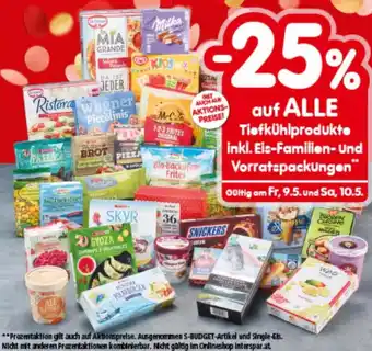 Interspar Auf alle tiefkühlprodukte inkl. eis-familien-und vorratspackungen Angebot