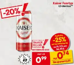 Interspar Kaiser Fasstyp Angebot