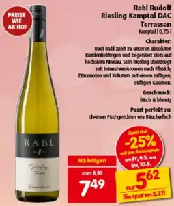 Interspar Rabl Rudolf Riesling Kamptal DAC Terrassen Angebot