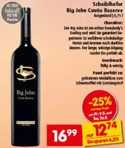 Interspar Scheiblhofer Big John Cuvée Reserve Angebot