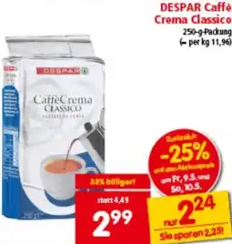 Interspar Caffecrema classico Angebot