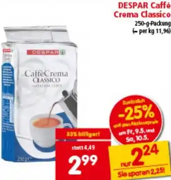 Interspar Caffecrema classico Angebot