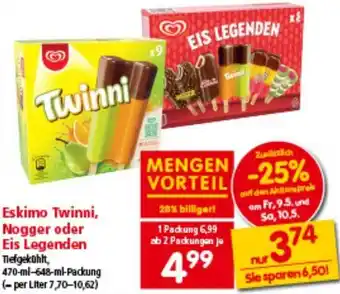 Interspar Twinni, Nogger oder Eis Legenden Angebot