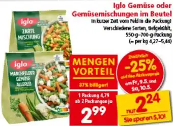 Interspar Gemüse oder Gemüsemischungen Angebot