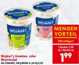 Interspar Gemüse- oder Wurstsalat Angebot