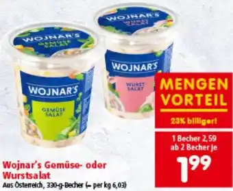 Interspar Gemüse- oder Wurstsalat Angebot