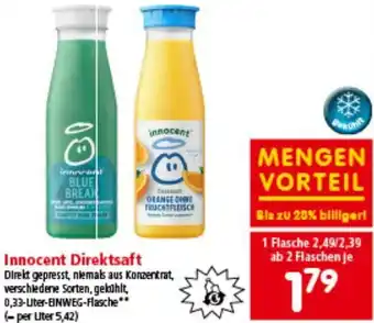 Interspar Direktsaft Angebot