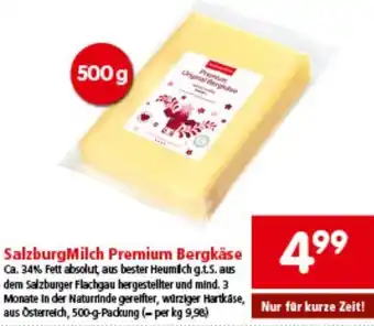 Interspar Premium Bergkäse Angebot