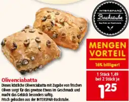 Interspar Olivenciabatta Angebot