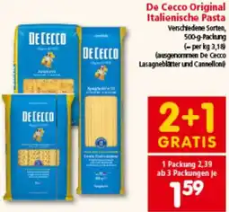 Interspar Original Italienische Pasta Angebot