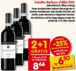 Interspar Sarotto Barbera d'Alba DOC Angebot