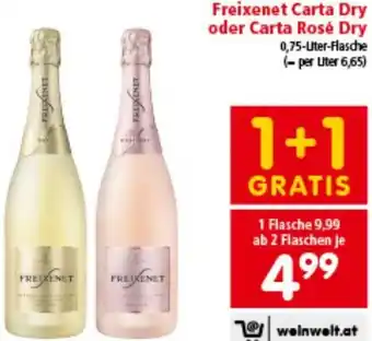 Interspar Freixenet Carta Dry oder Carta Rosé Dry Angebot
