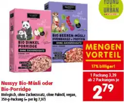 Interspar Bio-Müsli oder Bio-Porridge Angebot