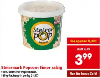 Interspar Popcorn Eimer salzig Angebot