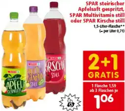 Interspar steirischer Apfelsaft gespritzt, Multivitamin still oder Kirsche still Angebot