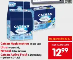 Interspar Hygienestreu Ultra Natural Catsan Active Fresh Angebot