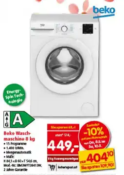 Interspar Wasch- maschine Angebot