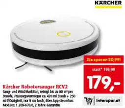 Interspar Kärcher Robotersauger RCV2 Angebot