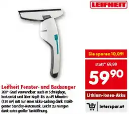Interspar Leifheit Fenster- und Badsauger Angebot